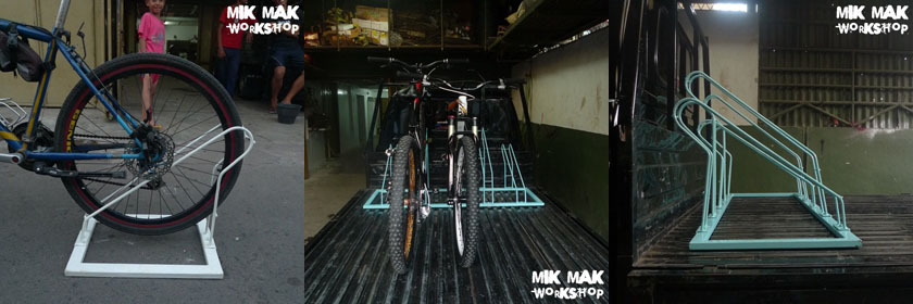 DIJUAL Rak  Sepeda  Bike Rack Handmade Menampung Max 5 